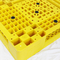 PP HDPE 노란 플라스틱제 팰릿 쌓아 올릴 수 있는 100% 혼입물 없는 재료