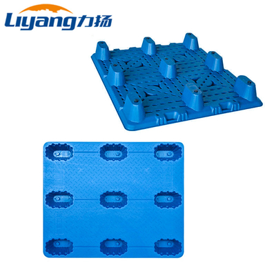 HDPE 9 피트 네스테이블 플라스틱제 팰릿 4 방식 엔트리 플라스틱제 팰릿