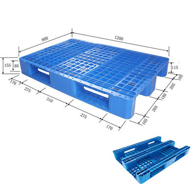 과중한 업무 인더스트리얼 오래가는 Hdpe 찌그러짐 변형 철강은 유럽 플라스틱제 팰릿을 보강했습니다