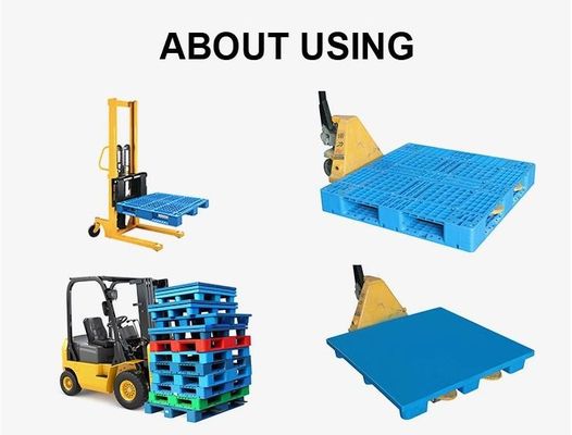 거꾸로 할 수 있는 과중한 업무 양측 사이드 유럽 큰 HDPE 플라스틱제 팰릿 스태커블